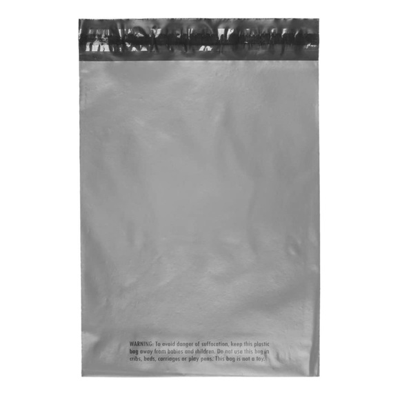100 9x12 Grey Poly Mailers Shipping Envelopes Mailer Bag Self Sealing Gray - Picture 3 of 3